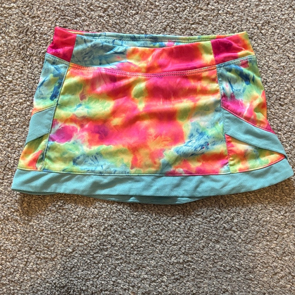 Champion Colorful Tie-Dye Mini Skirt